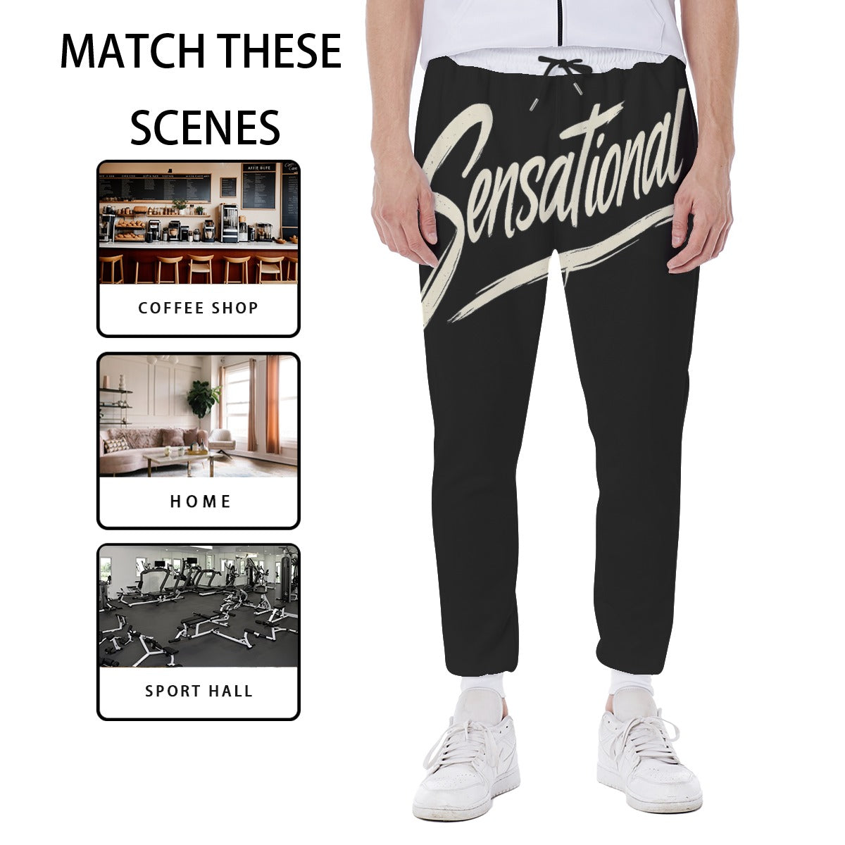 All-Over Print Men's Sweatpants